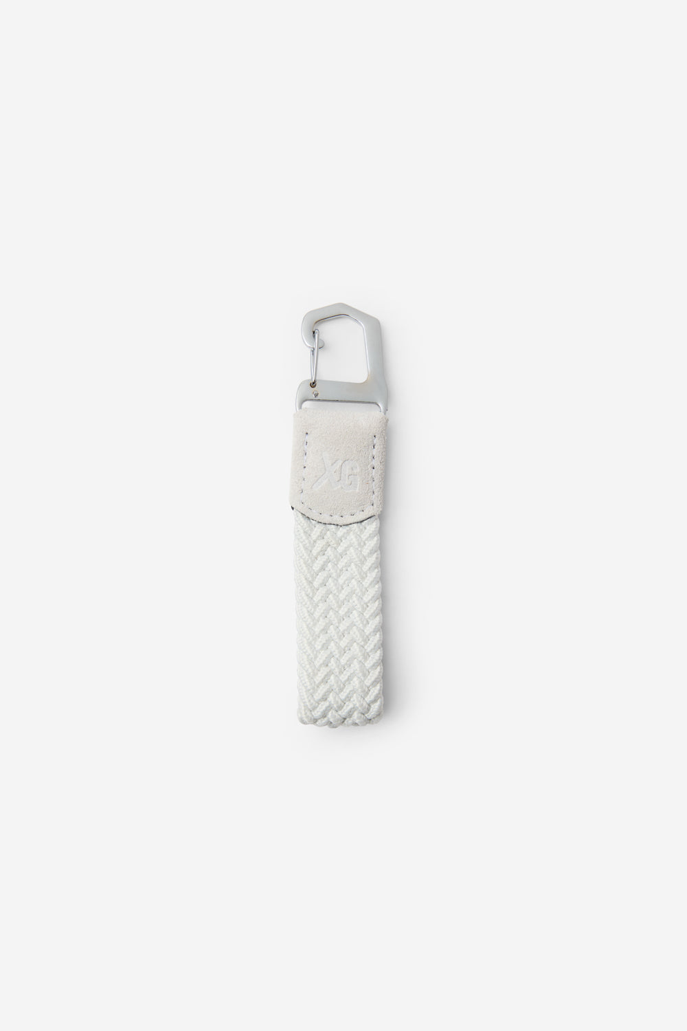 Carya braided keyring white
